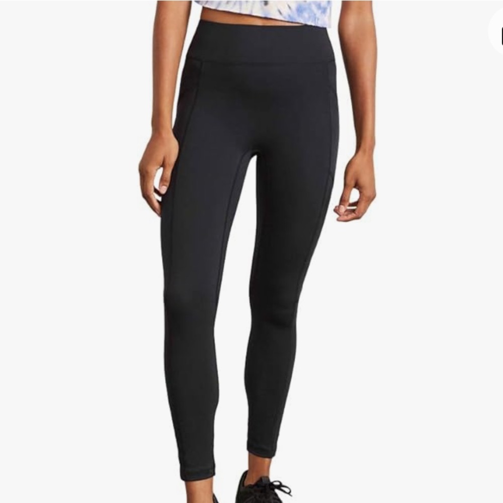 Bandier All Access High Waisted Center Stage Pocket Legging in Black, Size S